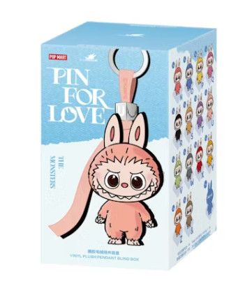 Pop Mart Labubu &#39;The Monsters Pin for Love Series (N-Z)&#39; Vinyl Plush Pendant