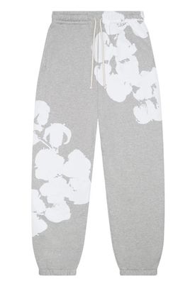Denim Tears &#39;Big Cotton Wreath&#39; Sweatpants Grey