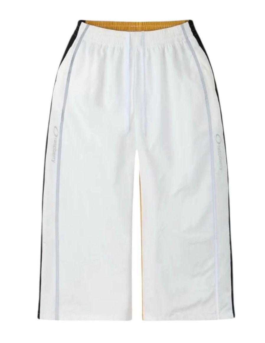 GVGallery &#39;Half &amp; Half&#39; Track Pants White/Gold