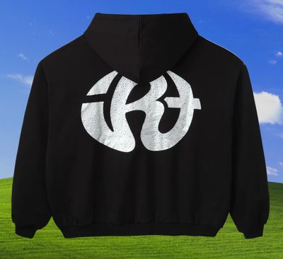 Internet Ruins Things &#39;Crystal Globe&#39; Zip Up Hoodie Black