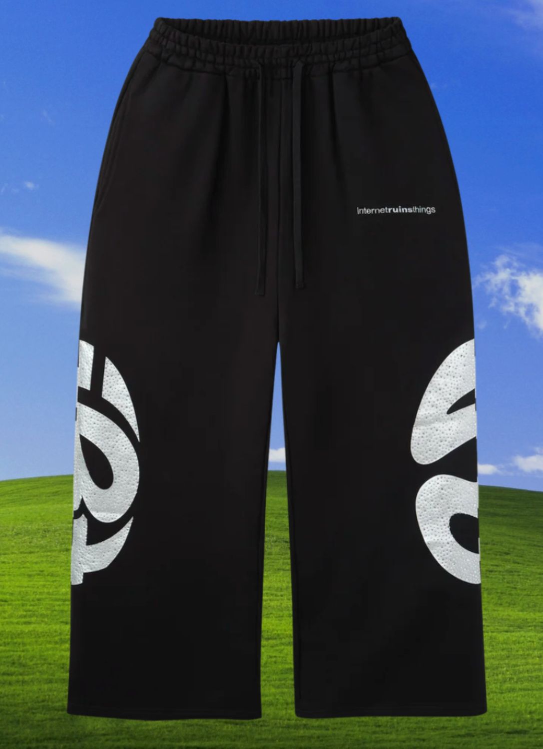 Internet Ruins Things &#39;Crystal Globe&#39; Sweatpants Black