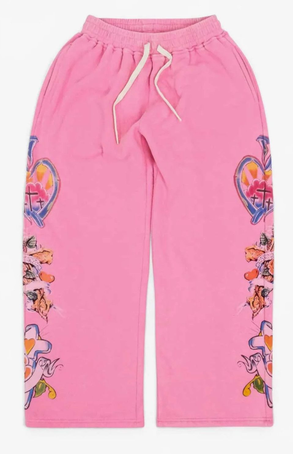 We Are Righteous &#39;Risen King&#39; Sweatpants  Pink