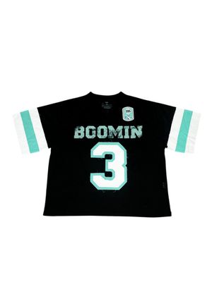 YNB Gallery 'SKYAMI VTG' Football Jersey Black