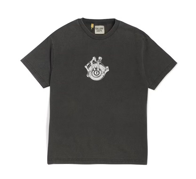 Gallery Dept. 'Green G-Ball' Tee Black, Size: | XL |