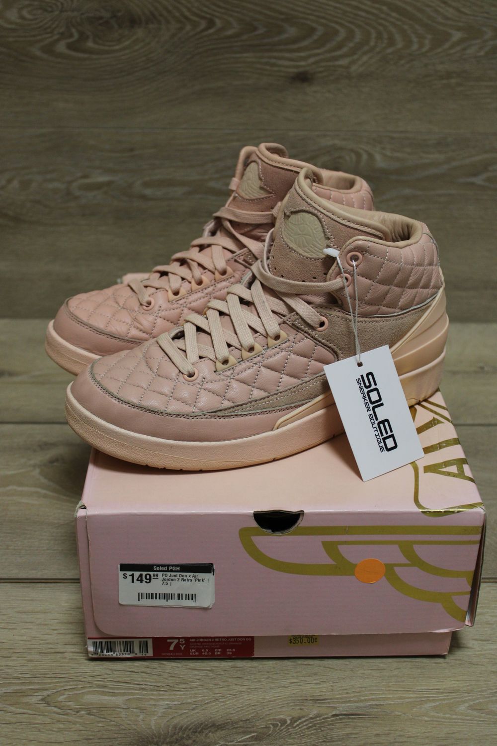 PO Just Don x Air Jordan 2 Retro 'Pink'