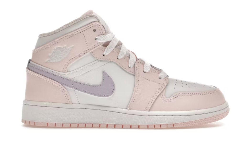 GS Air Jordan 1 Mid 'Violet Frost'