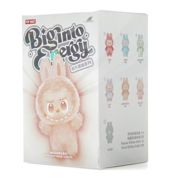 Pop Mart Labubu 'The Monsters Big Into Energy Series Plush Pendant', Size: Single Blind Box