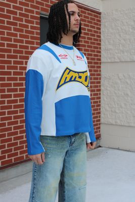 Hidden Season x HMDD 'Moteaux' Jersey Royal Blue