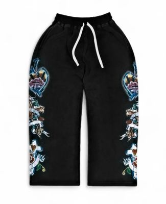 We Are Righteous 'Risen King' Sweatpants Black