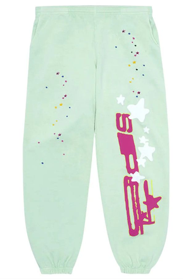 SP5DER 'SP5' Sweatpants Mint