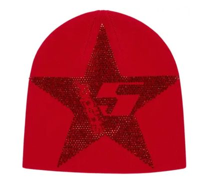 SP5DER 'Star Rhinestone' Skull Cap