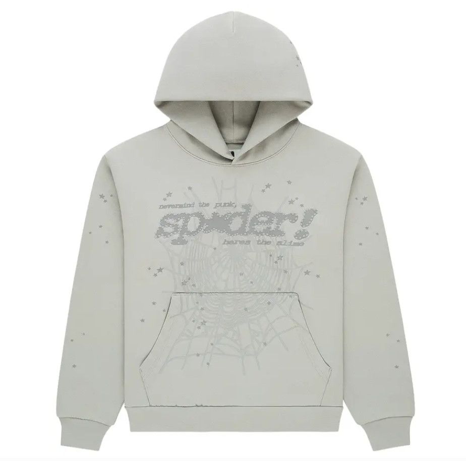 SP5DER 'Tonal P*NK V2' Hoodie Sport Grey