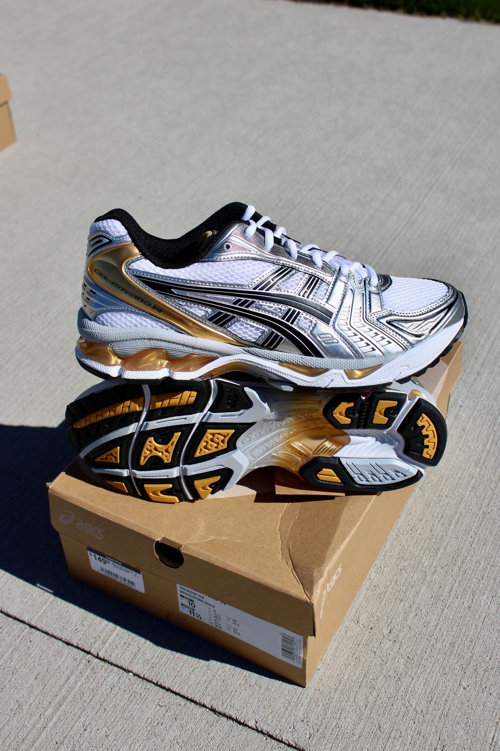 Asics Gel Kayano 14 'Gold Metallic'