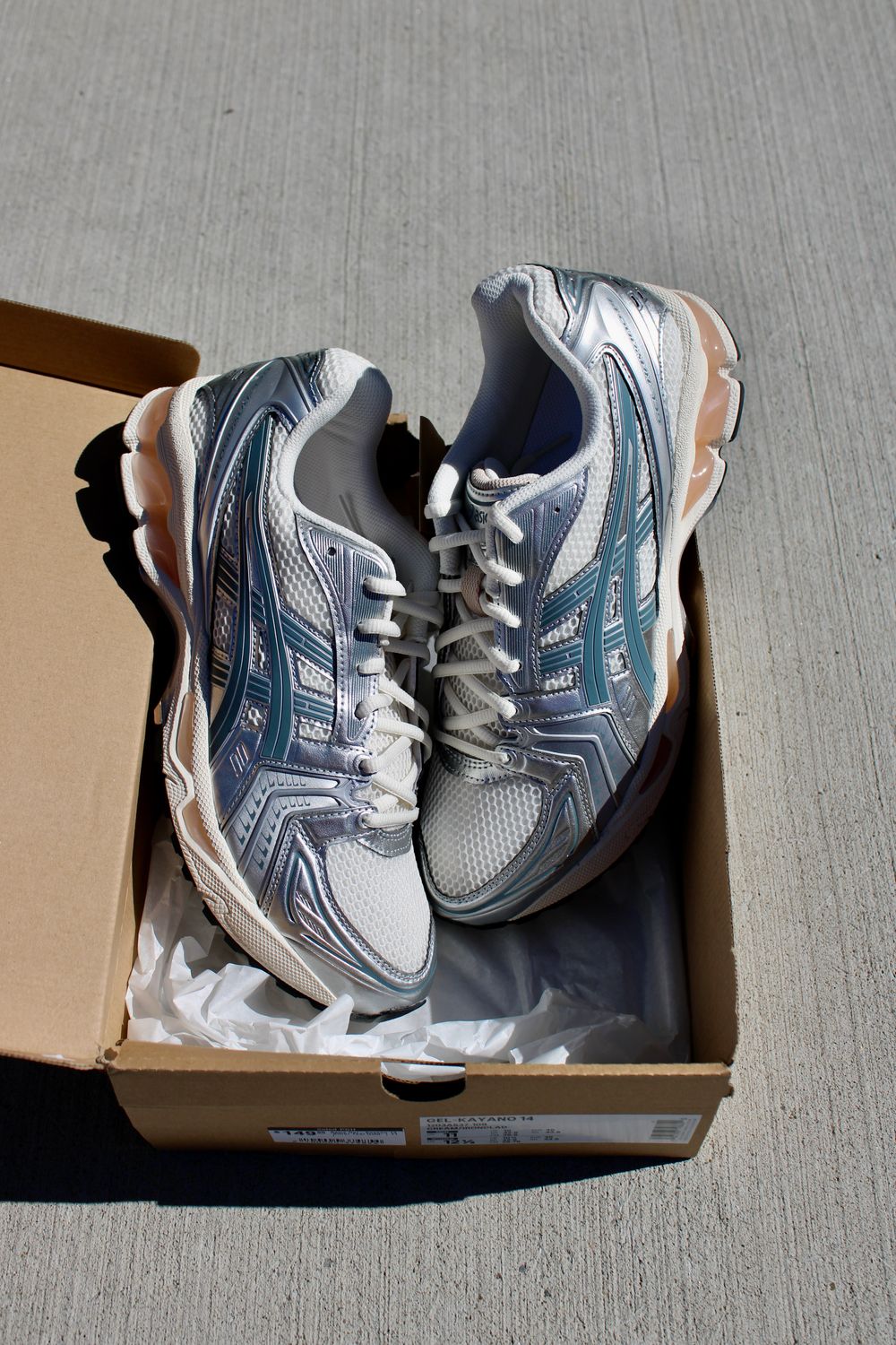 Asics Gel-Kayano 14 'Silver Teal Gold'