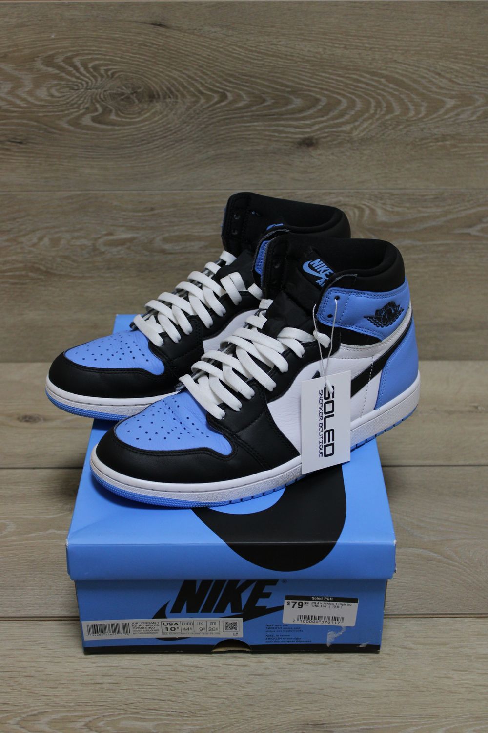 PO Air Jordan 1 High OG 'UNC Toe'