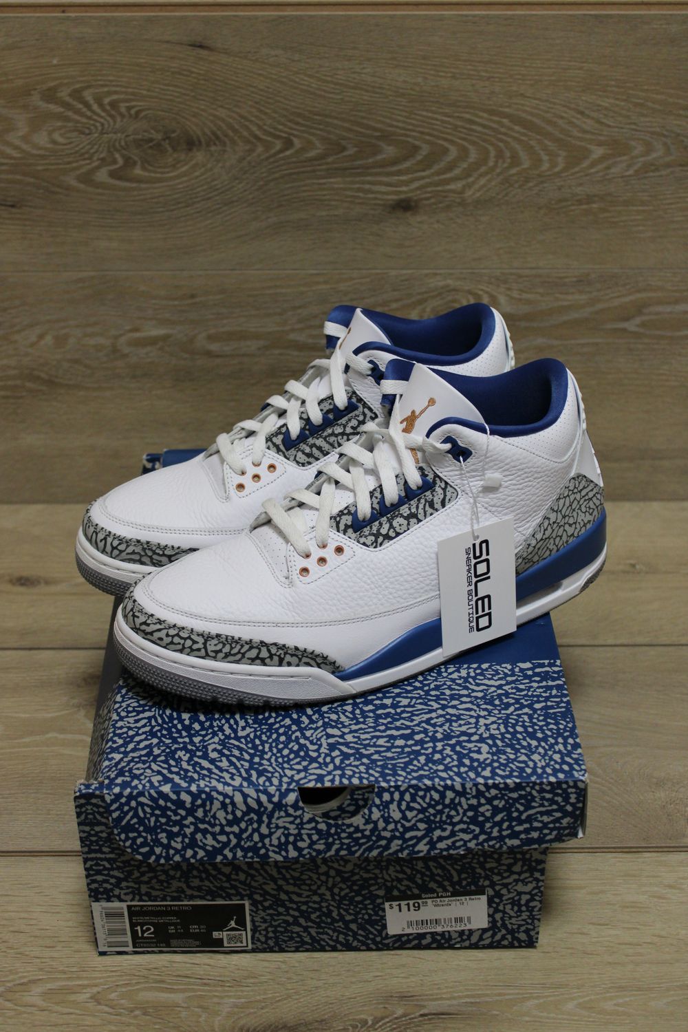 PO Air Jordan 3 Retro 'Wizards'