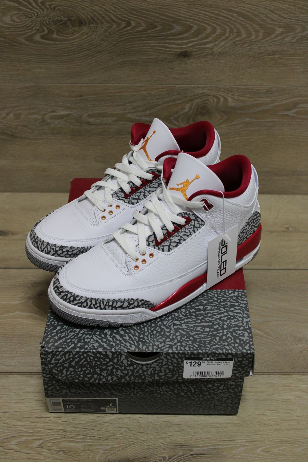 PO Air Jordan 3 Retro ‘Cardinal Red’ 