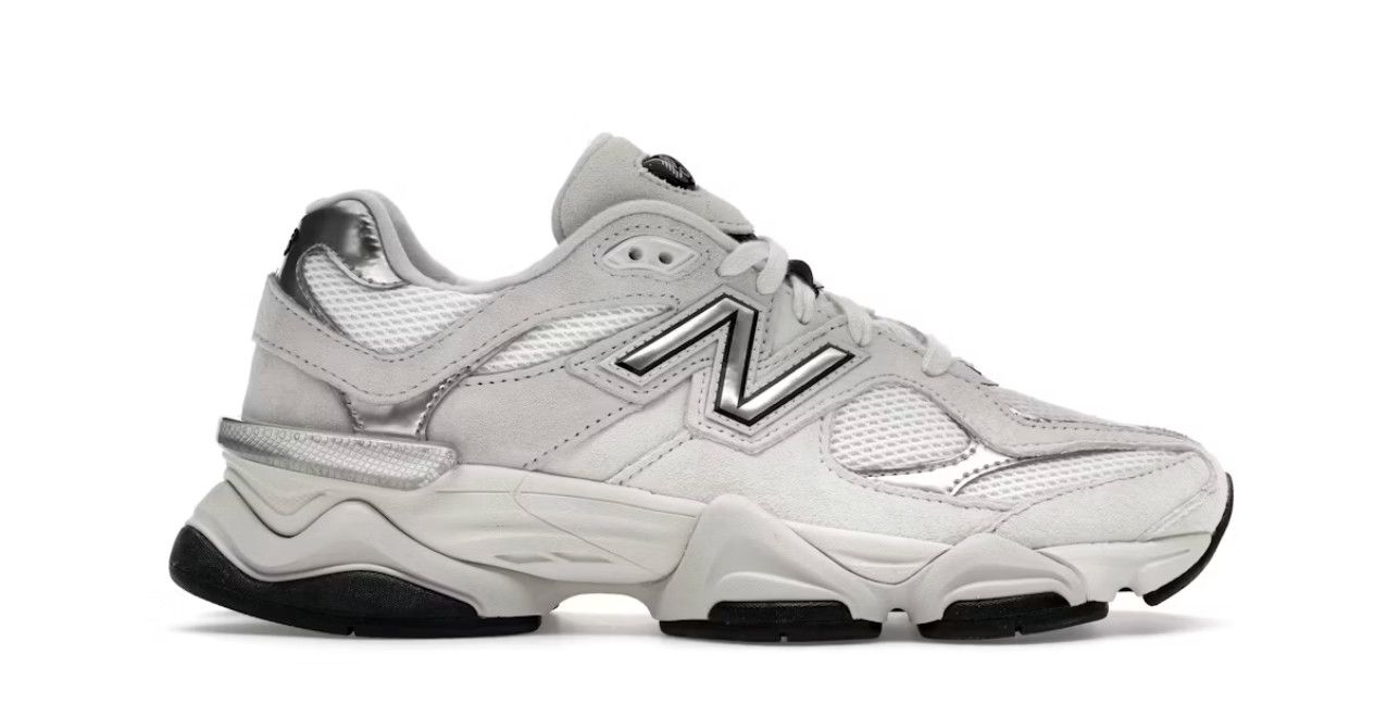 New Balance 9060 'White Black Metallic Silver'