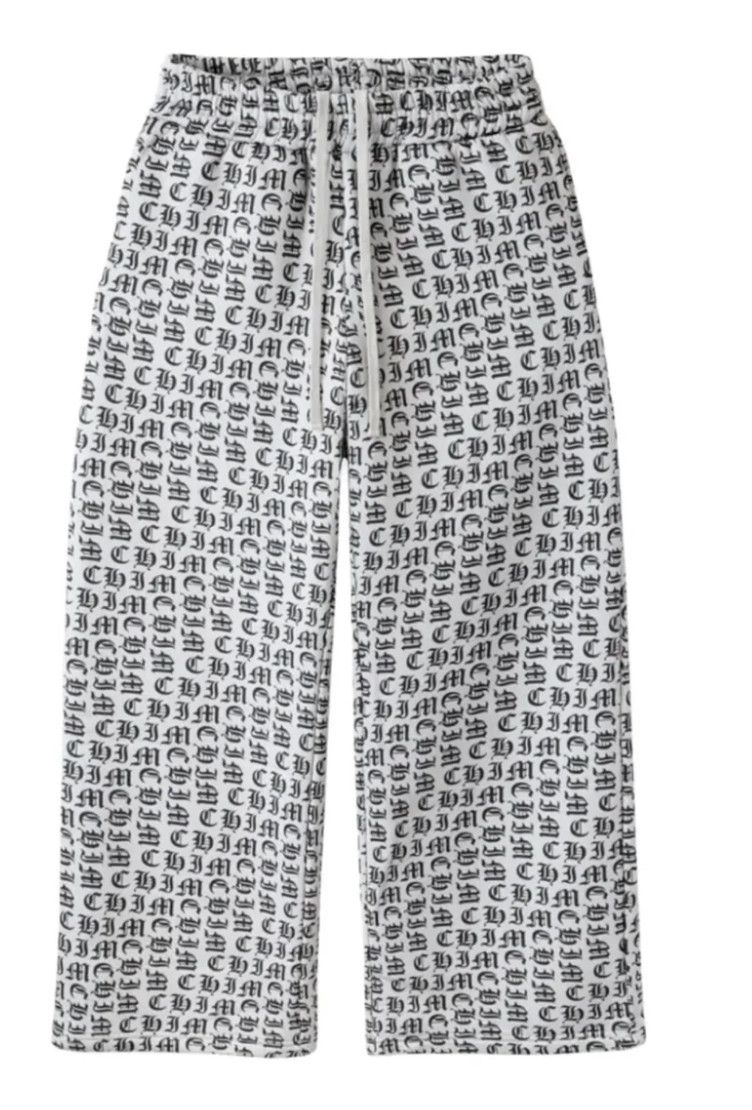HMDD 'Old English' Sweatpants Off White