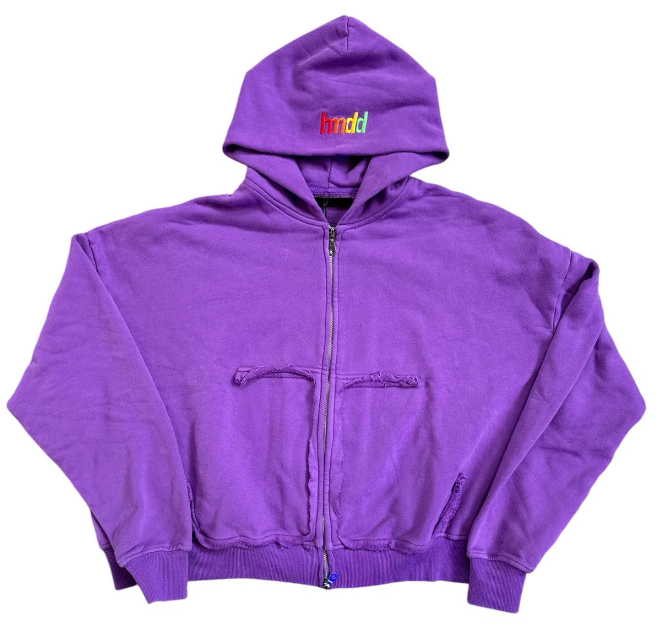 HMDD 'Barney' Zip Up Hoodie Purple