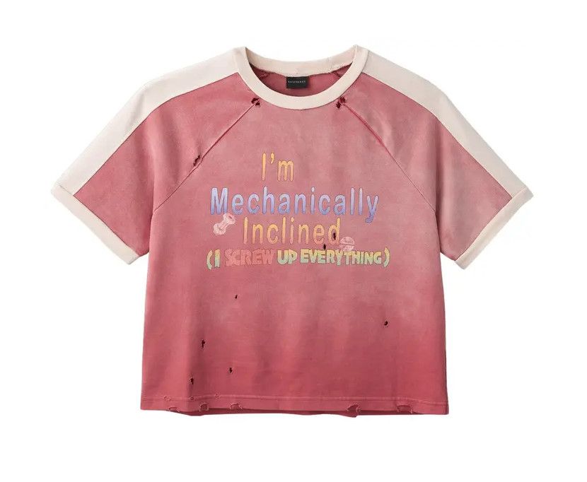 Greedy Unit x GVGallery 'Mechanic' Tee Washed Brick