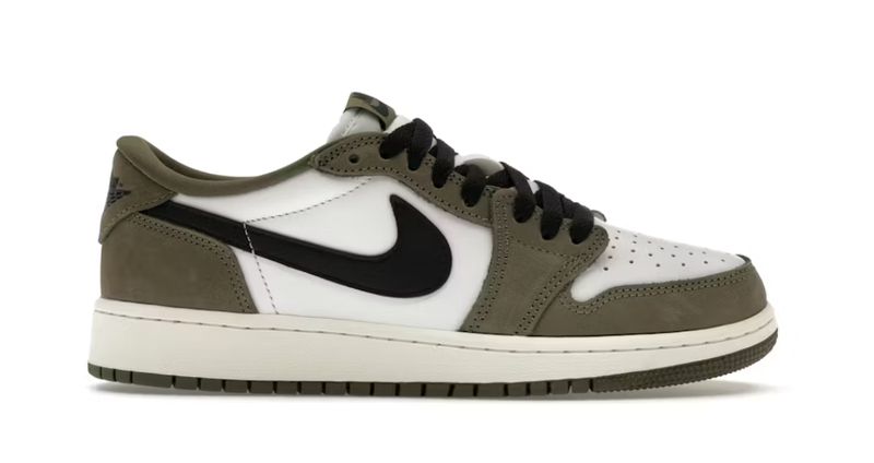 GS Air Jordan 1 Retro Low 'Medium Olive'