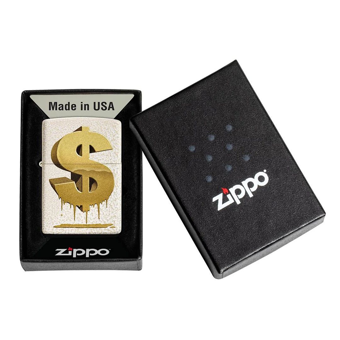 49181 Drippy Dollar Design Zippo
