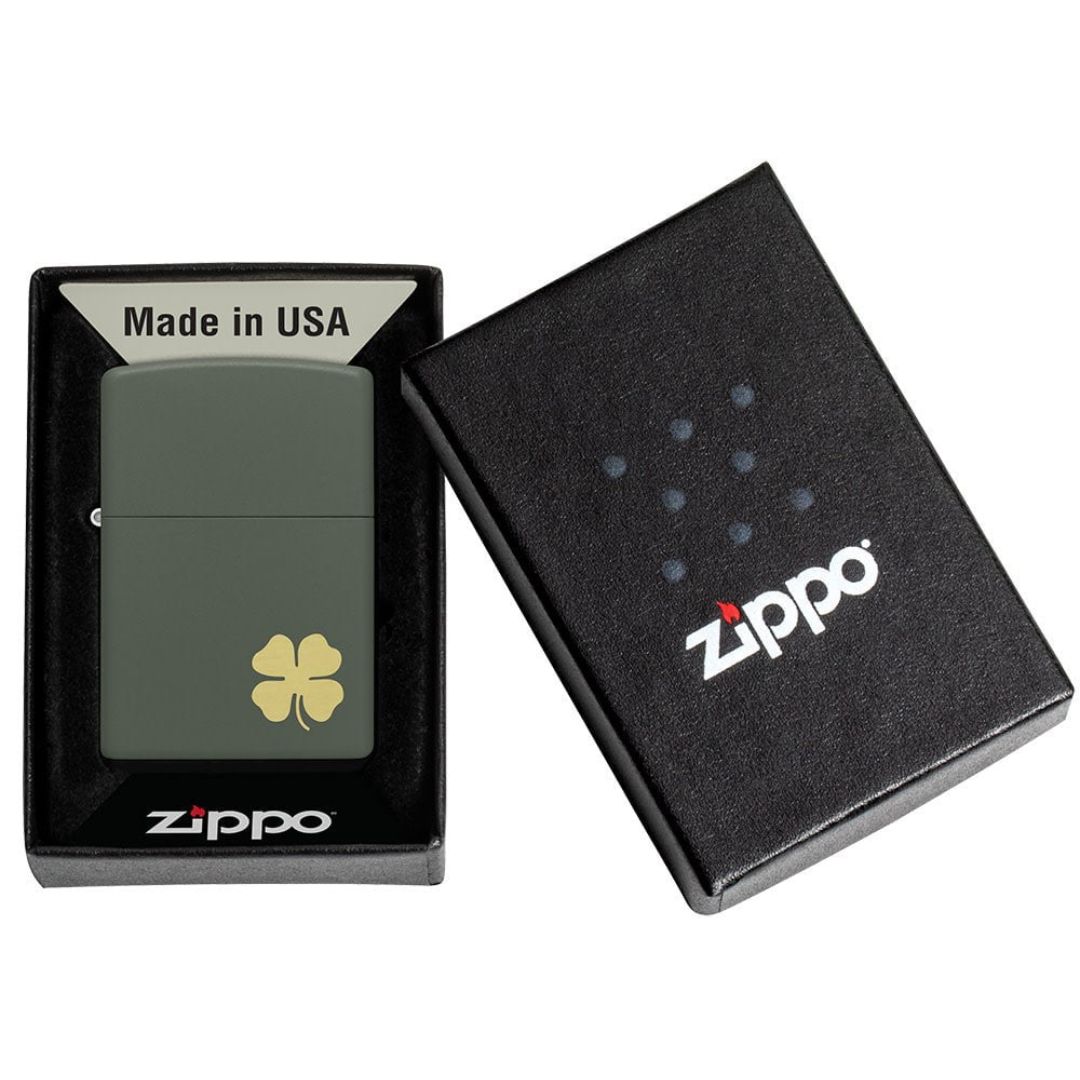 Zippo 218 clover &amp; leaf