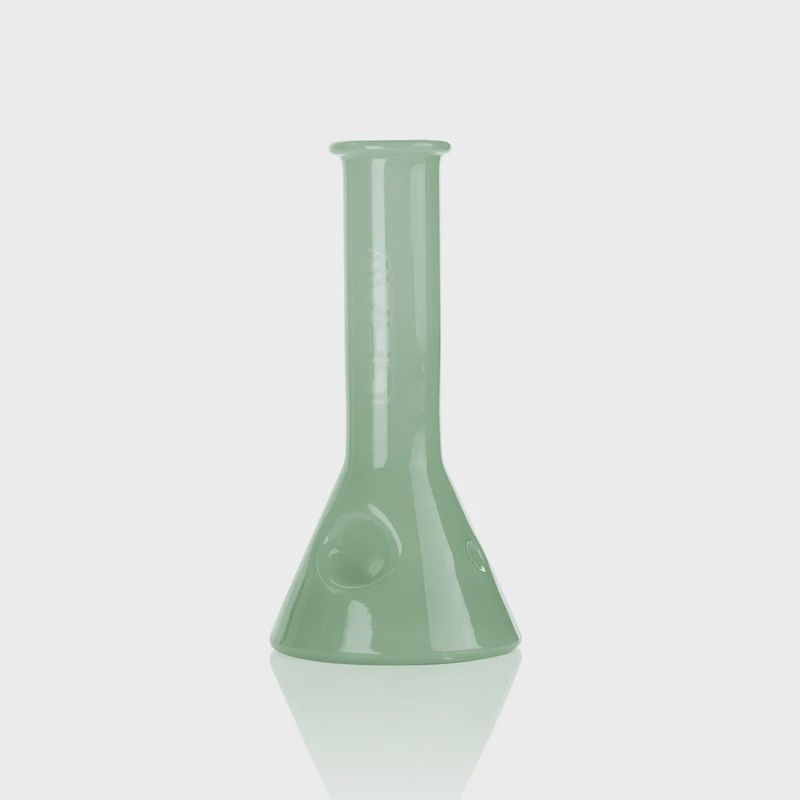 grav beaker spoon mint green