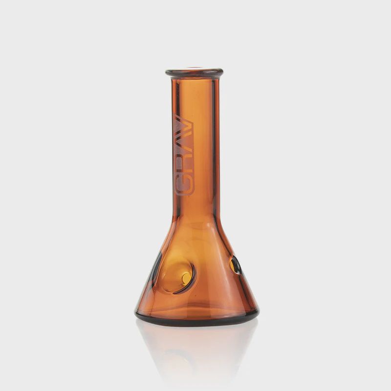 grav beaker spoon amber
