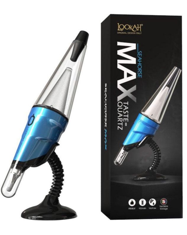 lookah- seahorse max 950mah vaporizer - blue