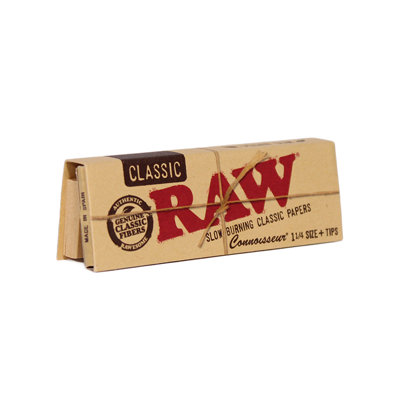raw connoisseur king slim w/tips