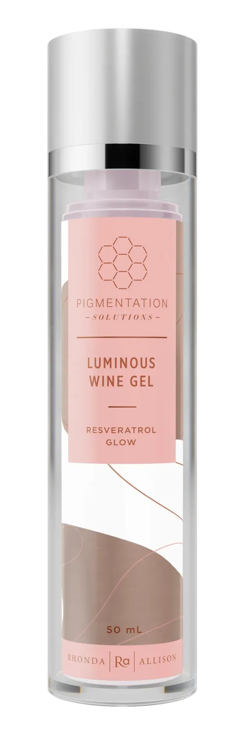 Blushed Wine Gel, Resveratrol B3 Gel, Luminous Wine Gel