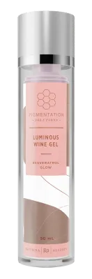 Blushed Wine Gel, Resveratrol B3 Gel, Luminous Wine Gel