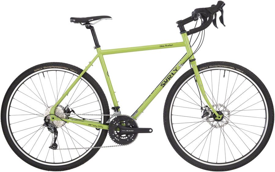 Surly Disc Trucker 700c Bike, Color: Pea Lime Soup, Size: XSmall 56cm