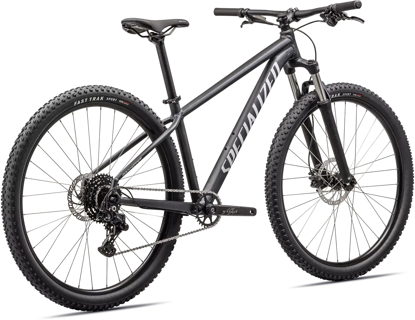 Specialized 24 Rockhopper Bike Sport BlkLiquidMetal/White XS-27.5&quot;