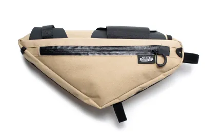 State Wedge Frame Bag Tan