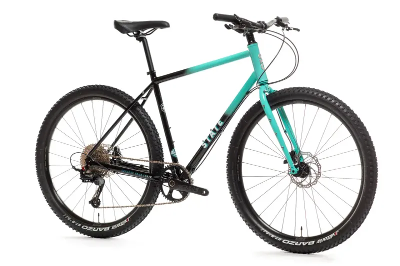 State 4130 All Road Bike Flat Bar Turquoise Fade XSmall