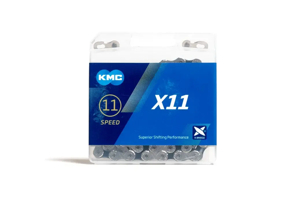 KMC X11 Chain 11-Speed 118 Links Silver