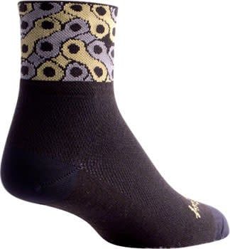 SockGuy Classic Links Socks - 3&quot;, Black, Small/Medium
