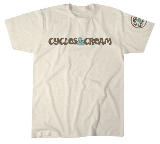 Cycles &amp; Cream T-Shirt, Color: Oatmeal, Size: Small