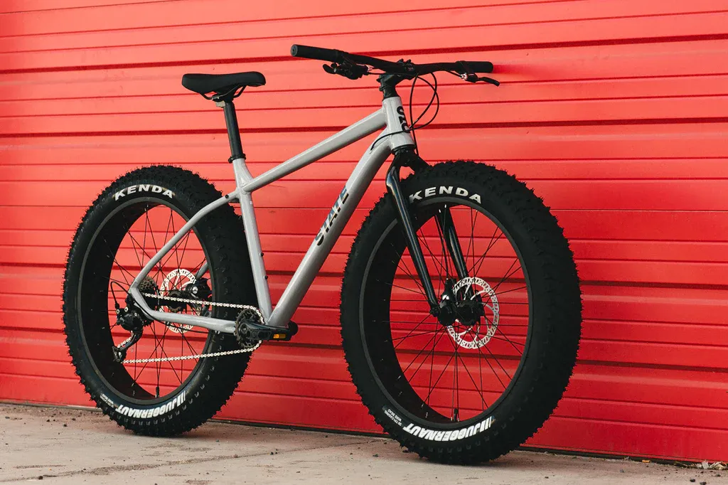 State 6061 Trail+ Fat Bike, Color: Stone Grey, Size: Small 38cm