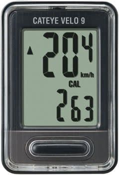 CatEye Velo9 Bike Computer Wired Black