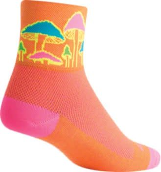 SockGuy Classic Trippin Socks - 3&quot;, Orange, Small/Medium