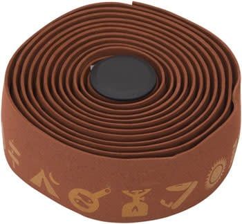 Salsa Gel Cork Bar Tape Glyph Dark Brown