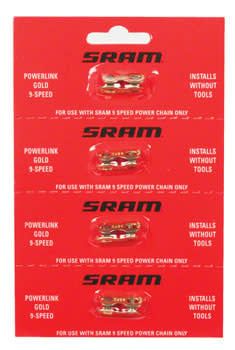 SRAM PowerLock Link 9Speed Gold