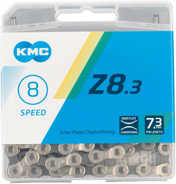 KMC Z8.3 Chain 8-Speed 116 Links Silver