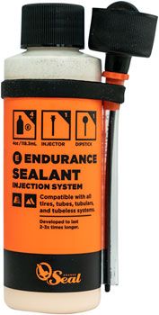 Orange Seal Tubeless Tire Sealant with Twist Lock Applicator - 4oz