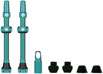 Muc-Off V2 Tubeless Presta Valve 44mm Turquoise Pair