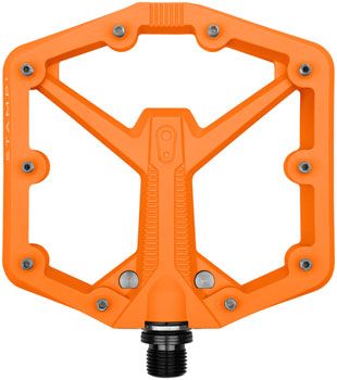 Crank Brothers Stamp1 Gen2 Platform Pedals Orange Large